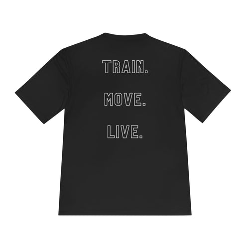 HCF Performance Moisture-Wicking Tee-Train.Move. Live.